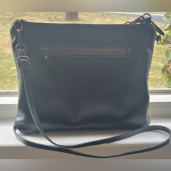 Myra Bag Tyler Ridge Hair on Leather Crossbody EUC - Picture 4 of 5